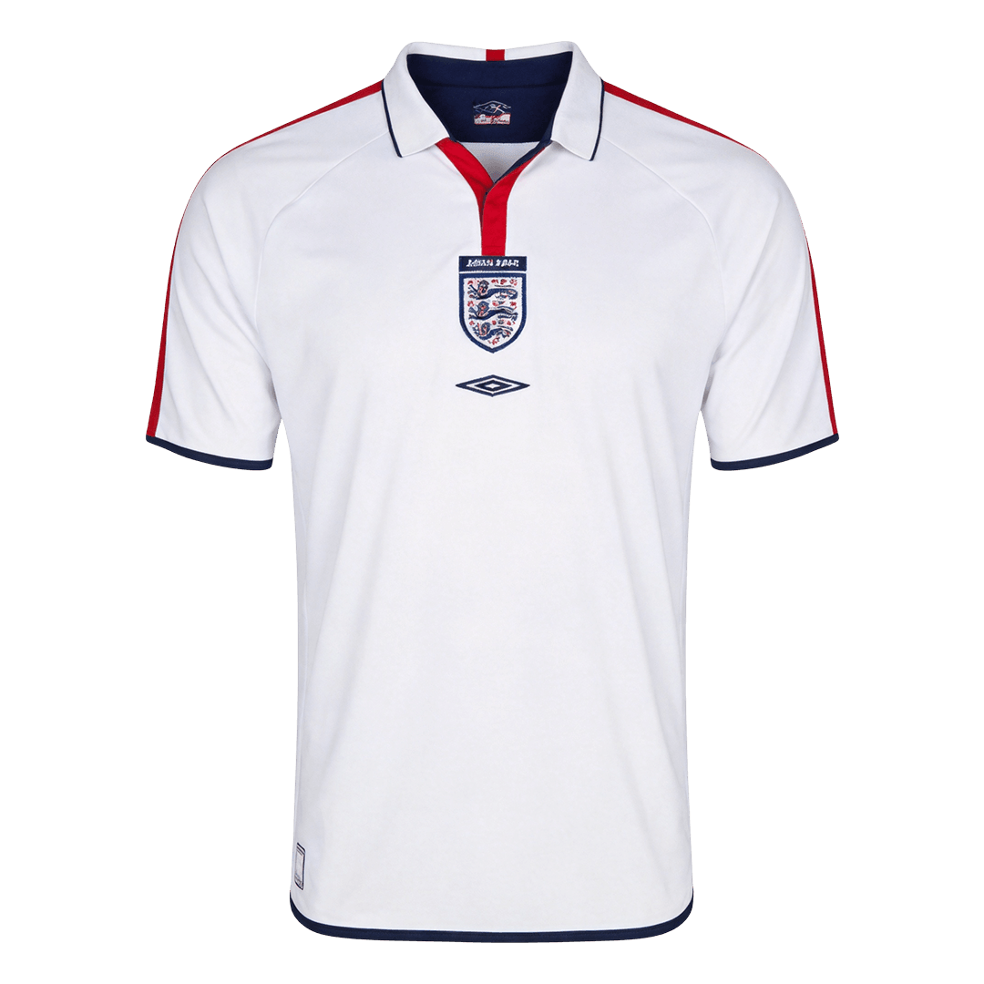 England 2004 Koti Retro-pelipaita Miesten