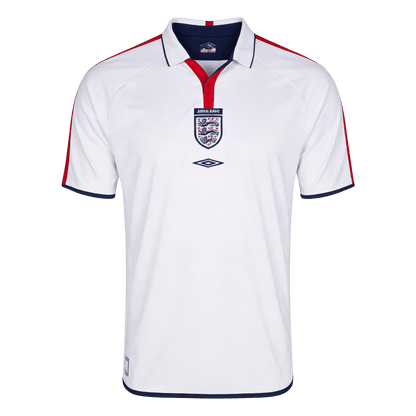 England 2004 Koti Retro-pelipaita Miesten