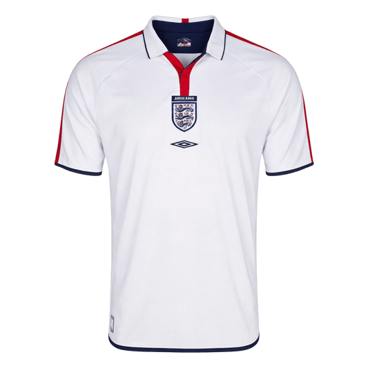 England 2004 Koti Retro-pelipaita Miesten