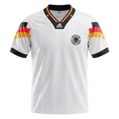 Germany 1992 Koti Retro-pelipaita Miesten