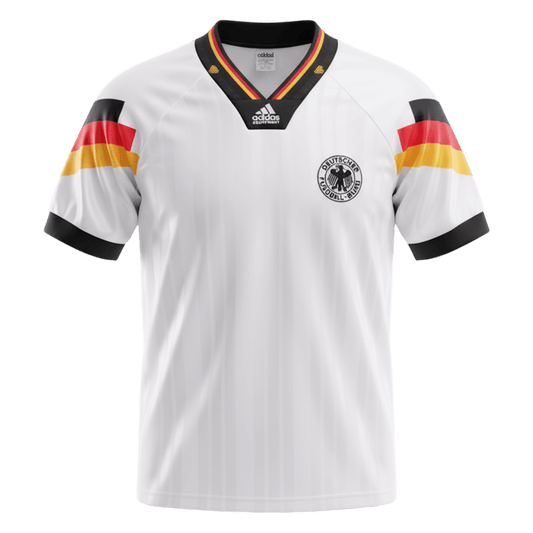 Germany 1992 Koti Retro-pelipaita Miesten