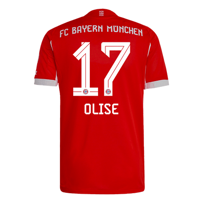 Bayern Munich 2025/26 Koti Pelipaita (Player Version) Miesten OLISE #17