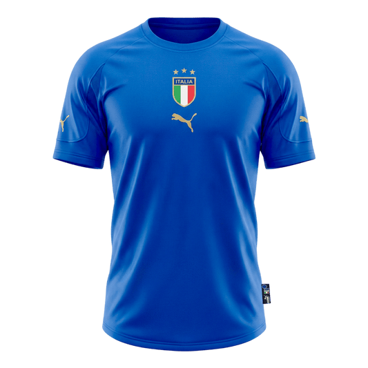 Italy 2004 Koti Retro-pelipaita Miesten