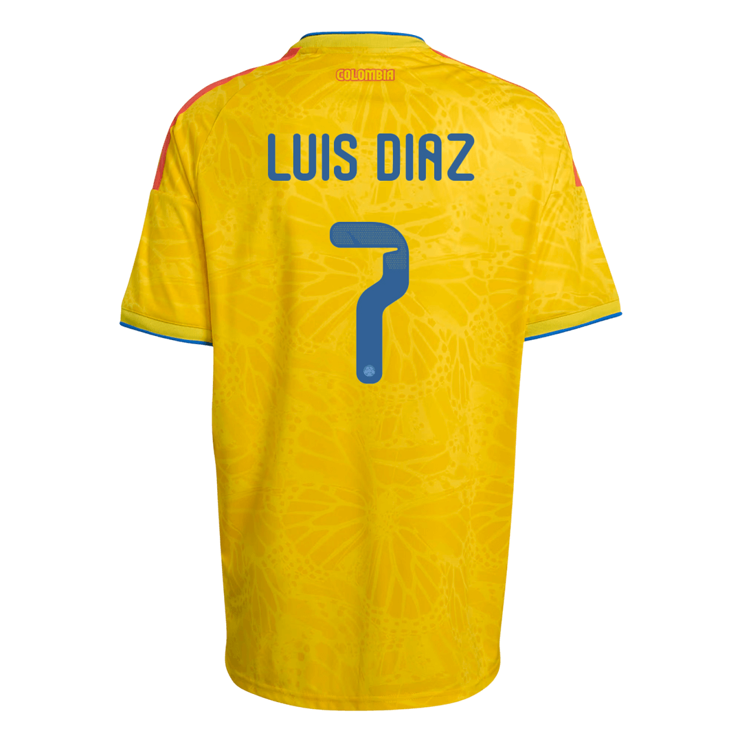 Colombia World Cup 2026 Koti Pelipaita Miesten LUIS DíAZ #7