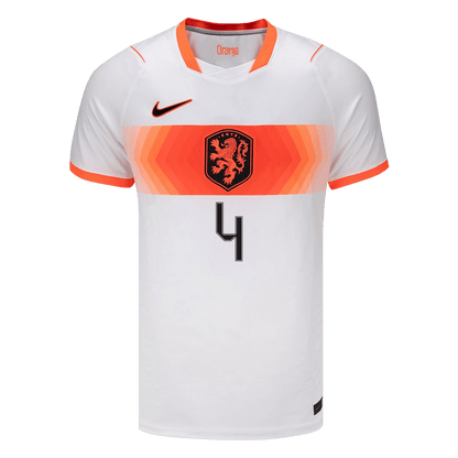 Netherlands World Cup 2026 Vieras Pelipaita Miesten VIRGIL #4