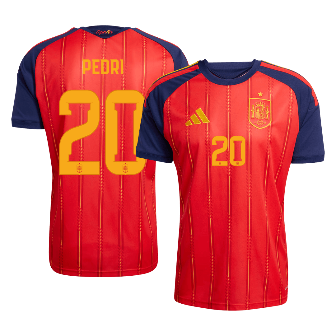 Spain World Cup 2026 Koti Pelipaita Miesten PEDRI #20 [PREMIUM]