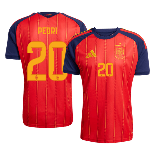 Spain World Cup 2026 Koti Pelipaita Miesten PEDRI #20 [PREMIUM]