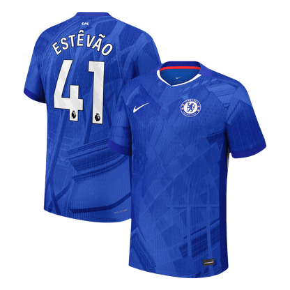 Chelsea 2025/26 Koti Pelipaita (Player Version) Miesten ESTÊVÃO #41
