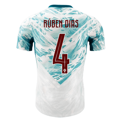 Portugal World Cup 2026 Vieras Pelipaita (Player Version) Miesten RÚBEN DIAS #4