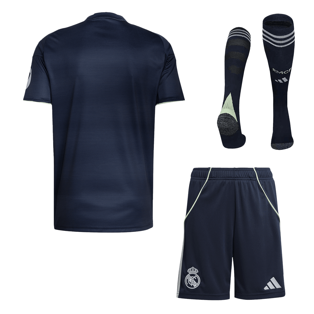 Real Madrid 2025/26 Vieras Täydellinen peliasu Miesten [PREMIUM]
