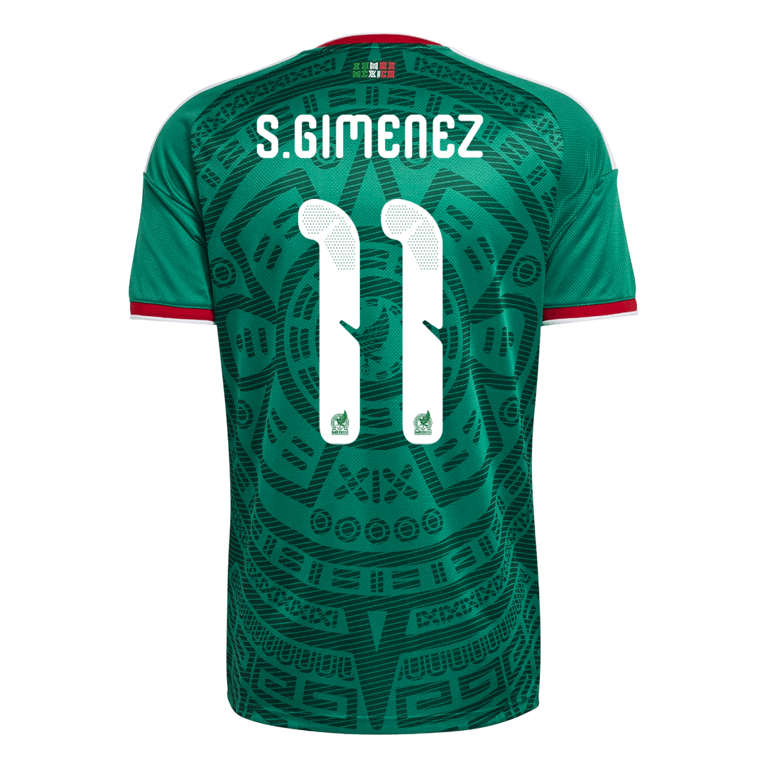 Mexico World Cup 2026 Koti Pelipaita Miesten S.GIMENEZ #11 [PREMIUM]