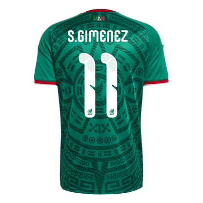 Mexico World Cup 2026 Koti Pelipaita Miesten S.GIMENEZ #11 [PREMIUM]