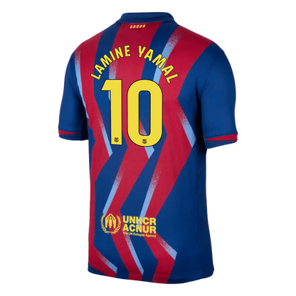 Barcelona 2025/26 Neljäs Pelipaita Miesten LAMINE YAMAL #10