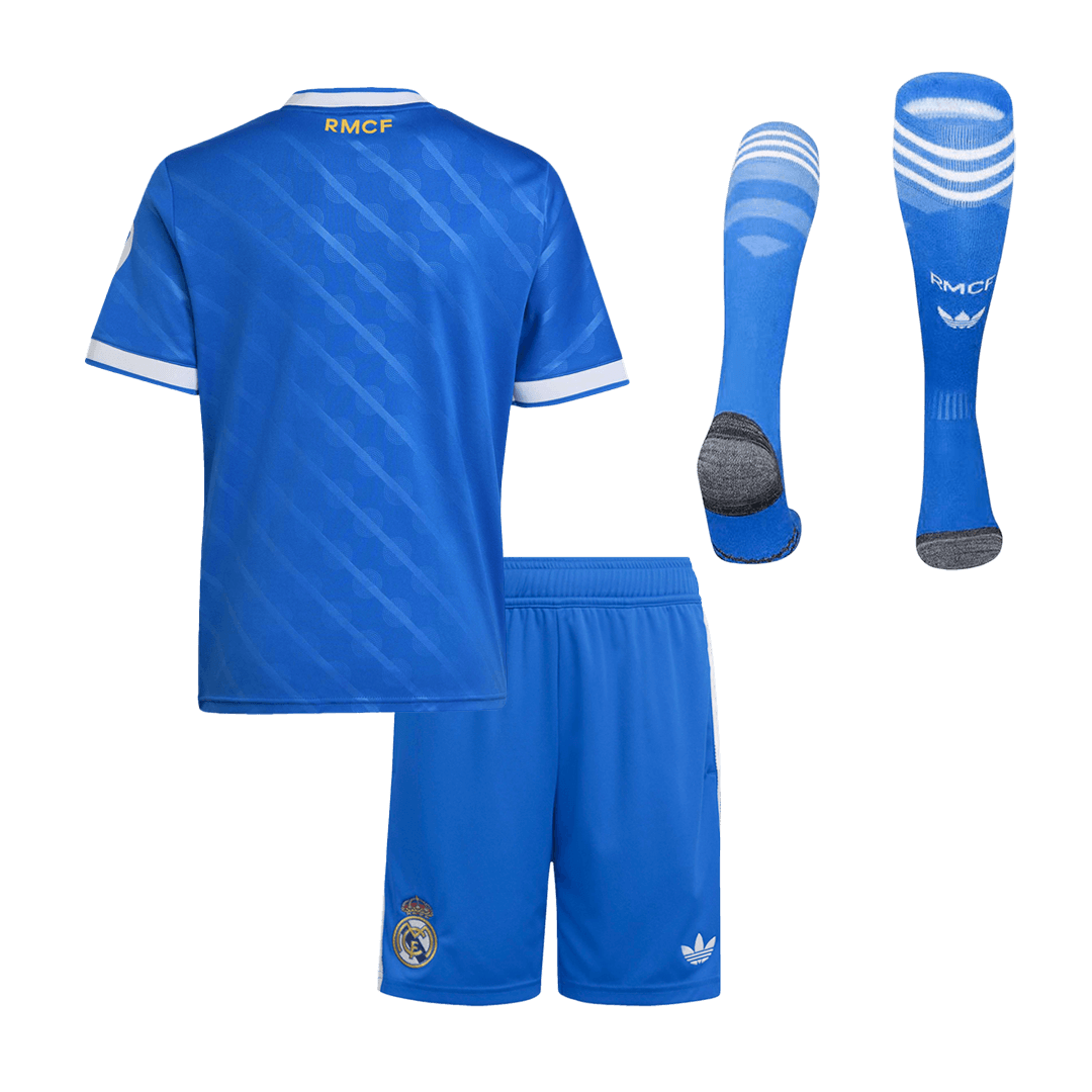 Real Madrid 2025/26 Kolmas Lasten täydellinen peliasu