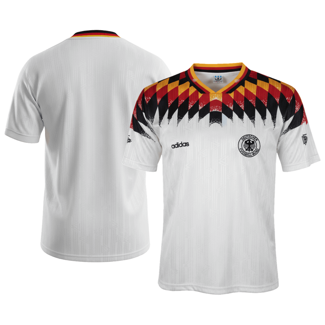 Germany 1994 Koti Retro-pelipaita Miesten