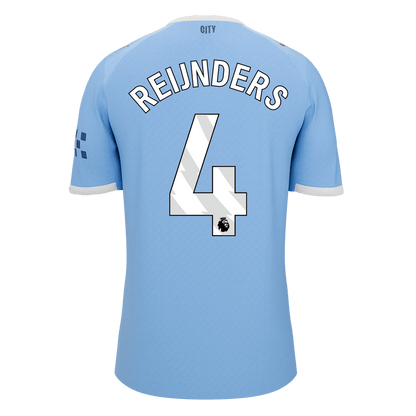 Manchester City 2025/26 Koti Pelipaita Miesten REIJNDERS #4 [PREMIUM]