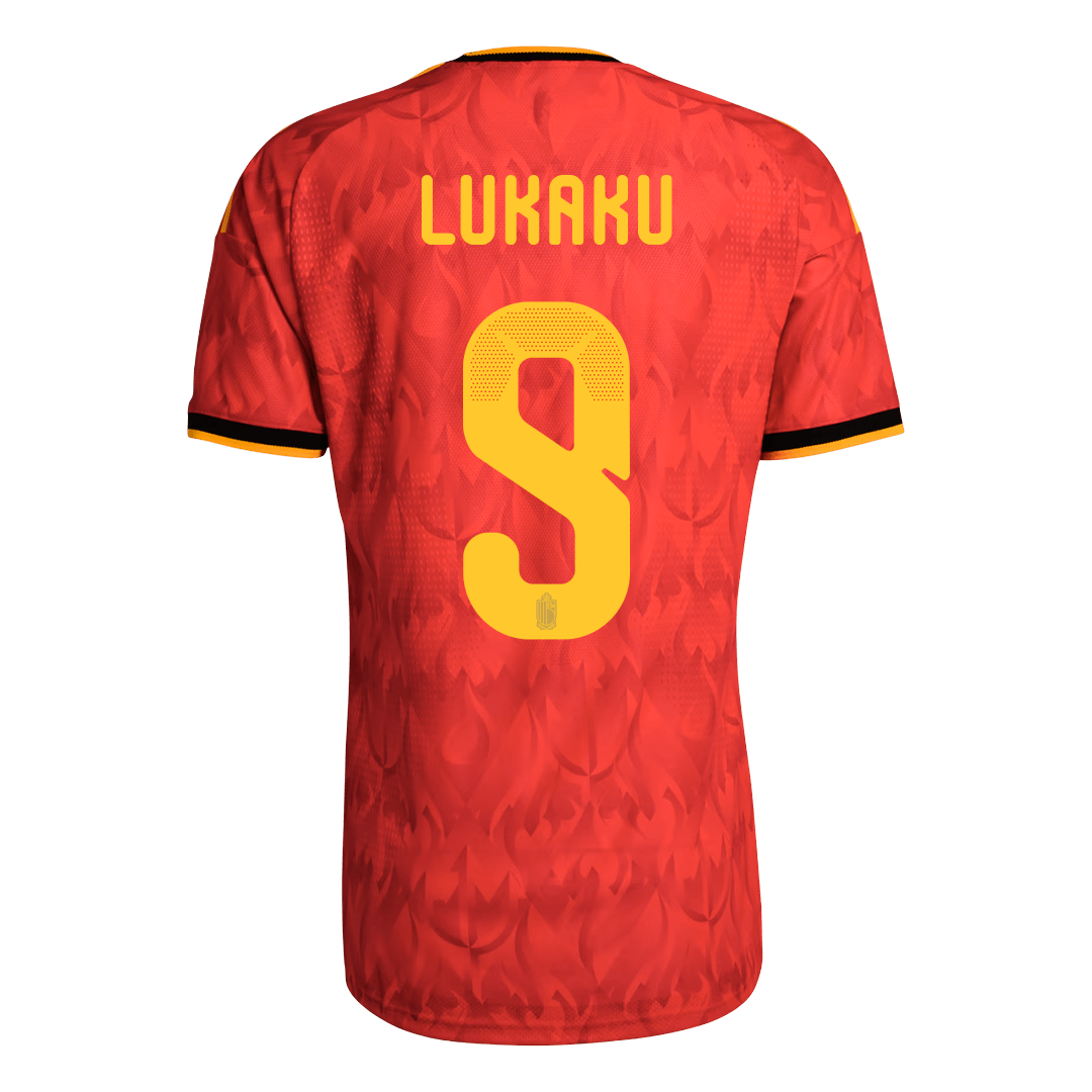 Belgium World Cup 2026 Koti Pelipaita (Player Version) Miesten LUKAKU #9