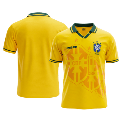 Brazil 1994 Koti Retro-pelipaita Miesten
