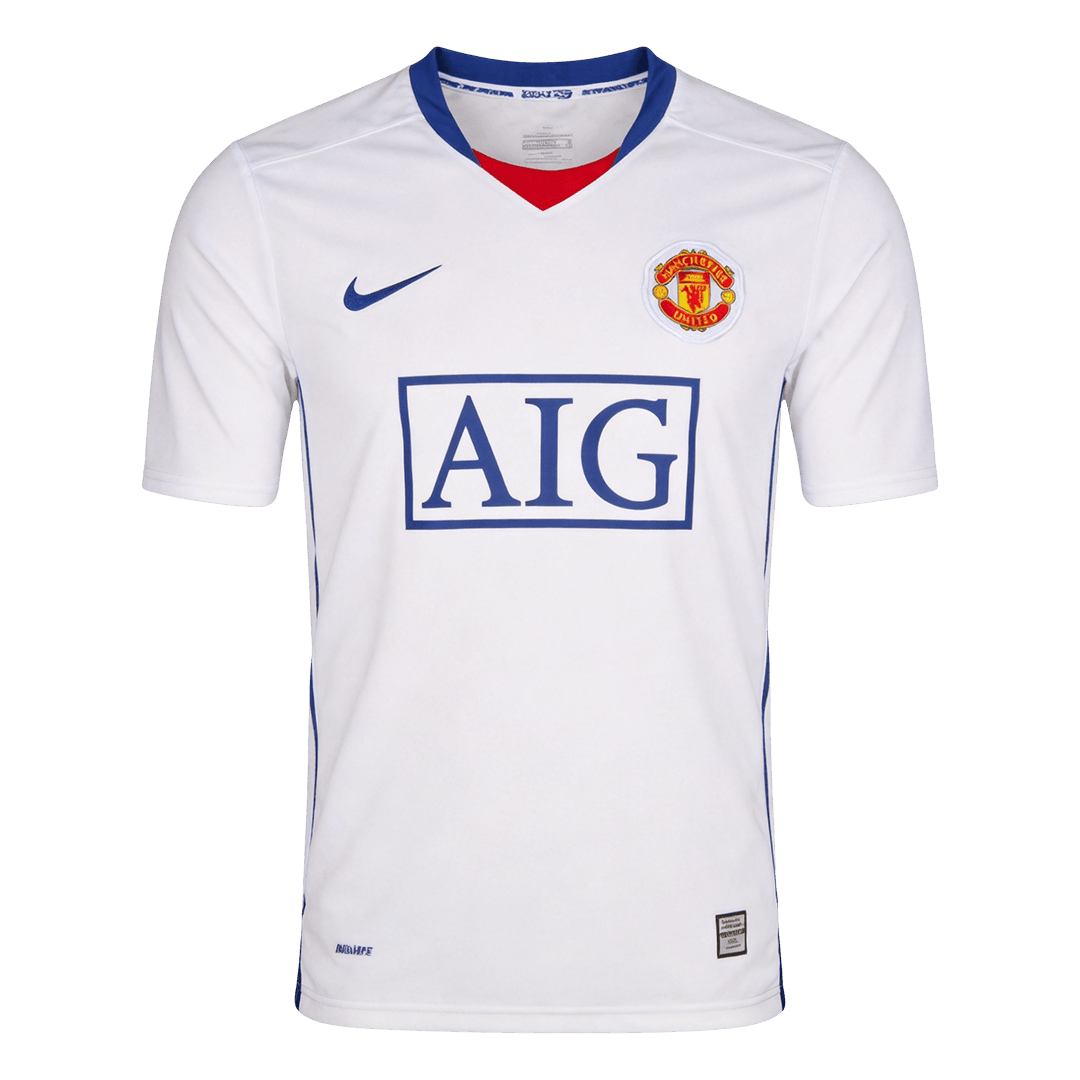 Manchester United 2008/09 Vieras Retro-pelipaita Miesten