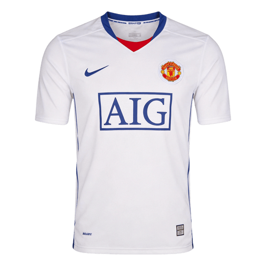 Manchester United 2008/09 Vieras Retro-pelipaita Miesten
