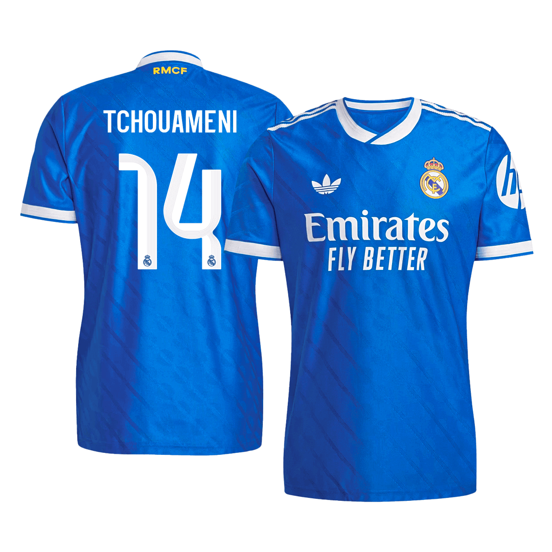 Real Madrid 2025/26 Kolmas Pelipaita (Player Version) Miesten TCHOUAMENI #14