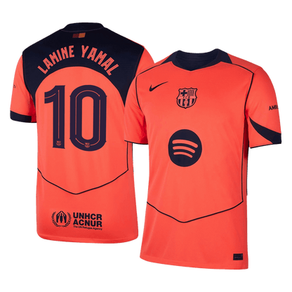 Barcelona 2025/26 UCL Kolmas Pelipaita Miesten LAMINE YAMAL #10