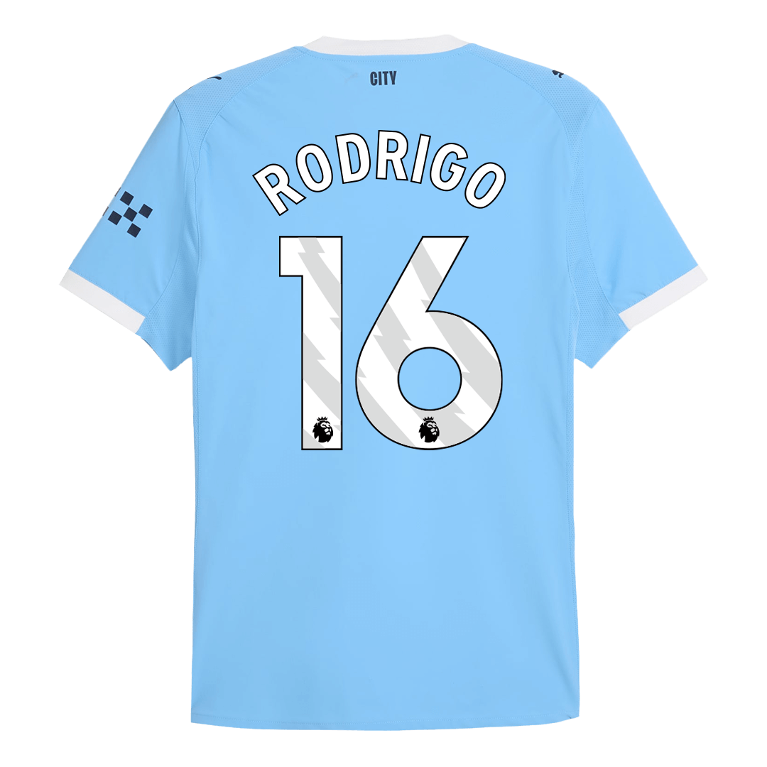 Manchester City 2025/26 Koti Pelipaita (Player Version) Miesten RODRIGO #16