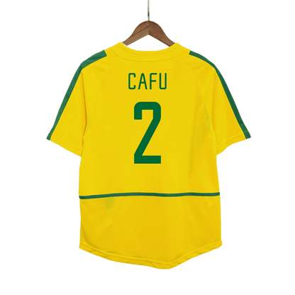 Brazil 2002/03 Koti Retro-pelipaita Miesten CAFU #2