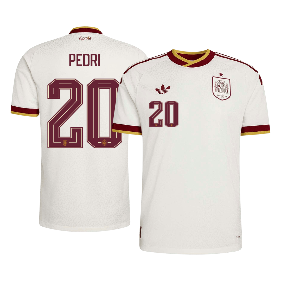 Spain World Cup 2026 Vieras Pelipaita (Player Version) Miesten PEDRI #20