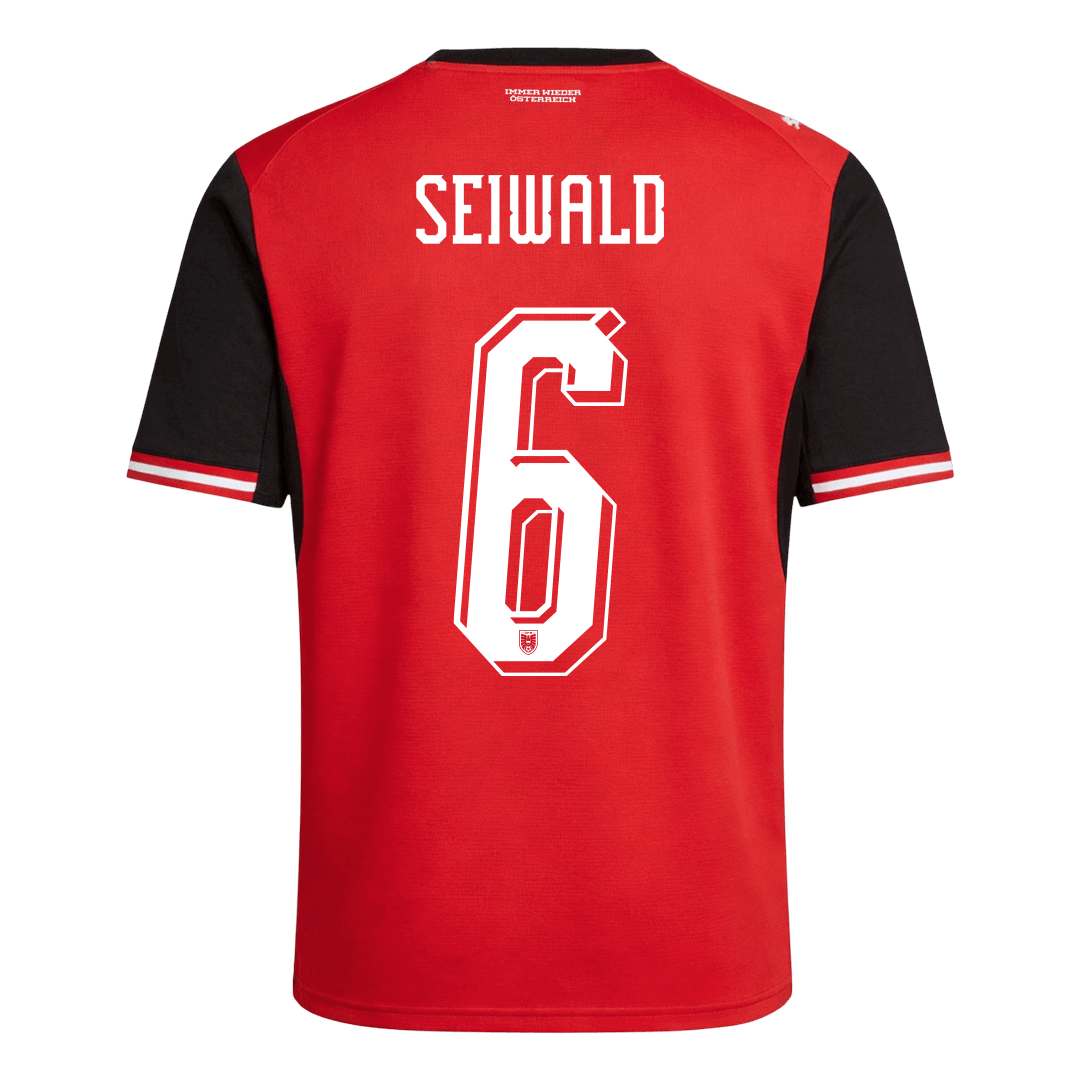 Austria World Cup 2026 Koti Pelipaita Miesten SEIWALD #6