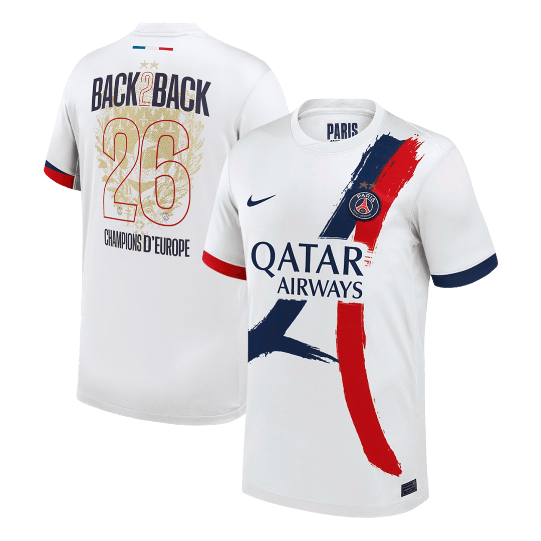 PSG 2024/26 Vieras Pelipaita Miesten Champions of Europe #26