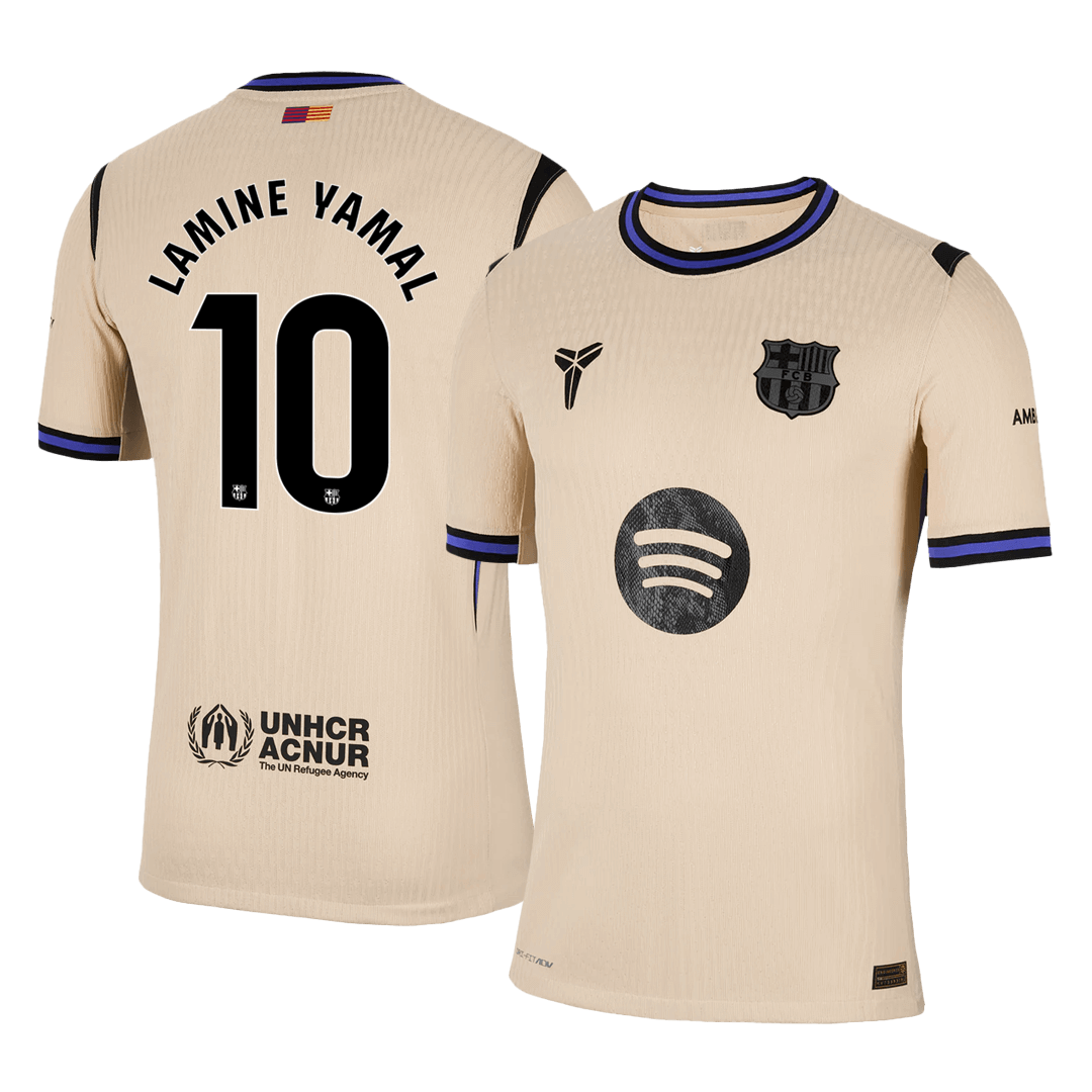 Barcelona 2025/26 Vieras Pelipaita (Player Version) Miesten LAMINE YAMAL #10