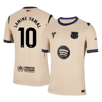 Barcelona 2025/26 Vieras Pelipaita (Player Version) Miesten LAMINE YAMAL #10