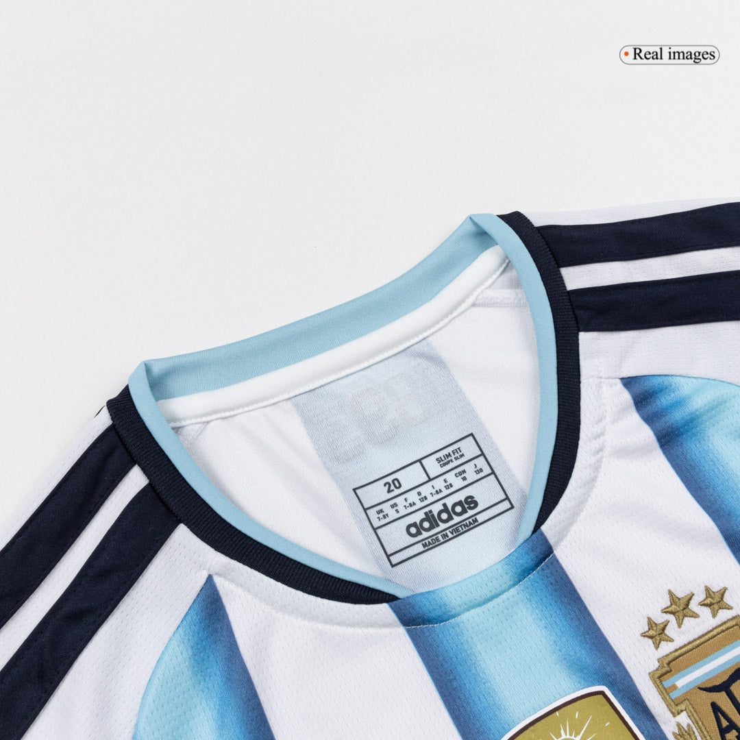 Argentina World Cup 2026 Koti Pelipaitasetti Lasten J. ALVAREZ #9 [PREMIUM]