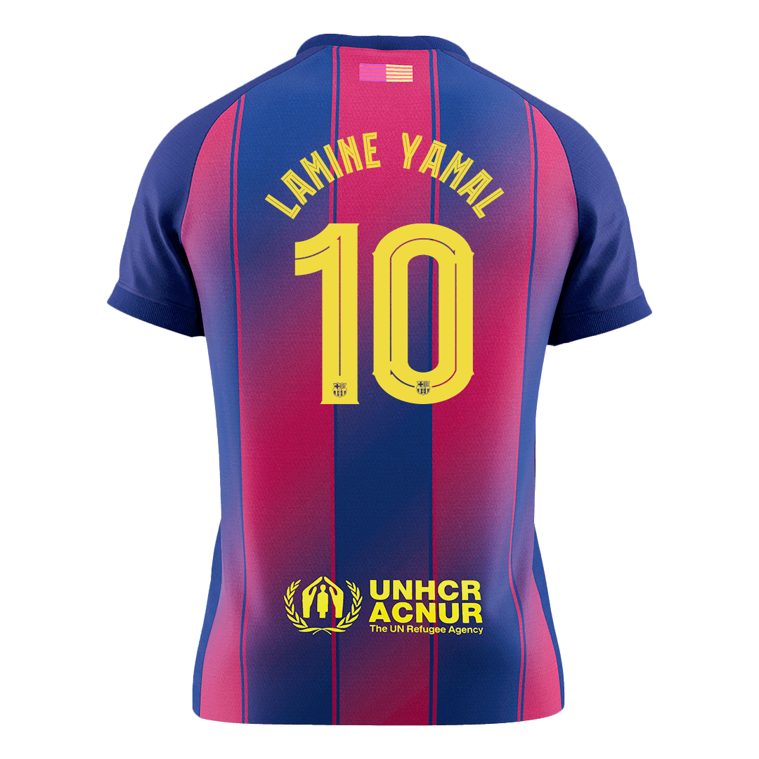 Barcelona 2025/26 UCL Koti Pelipaita Miesten LAMINE YAMAL #10 [PREMIUM]