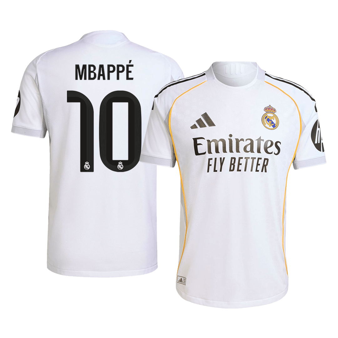 Real Madrid 2025/26 Koti Pelipaita Miesten MBAPPÉ #10